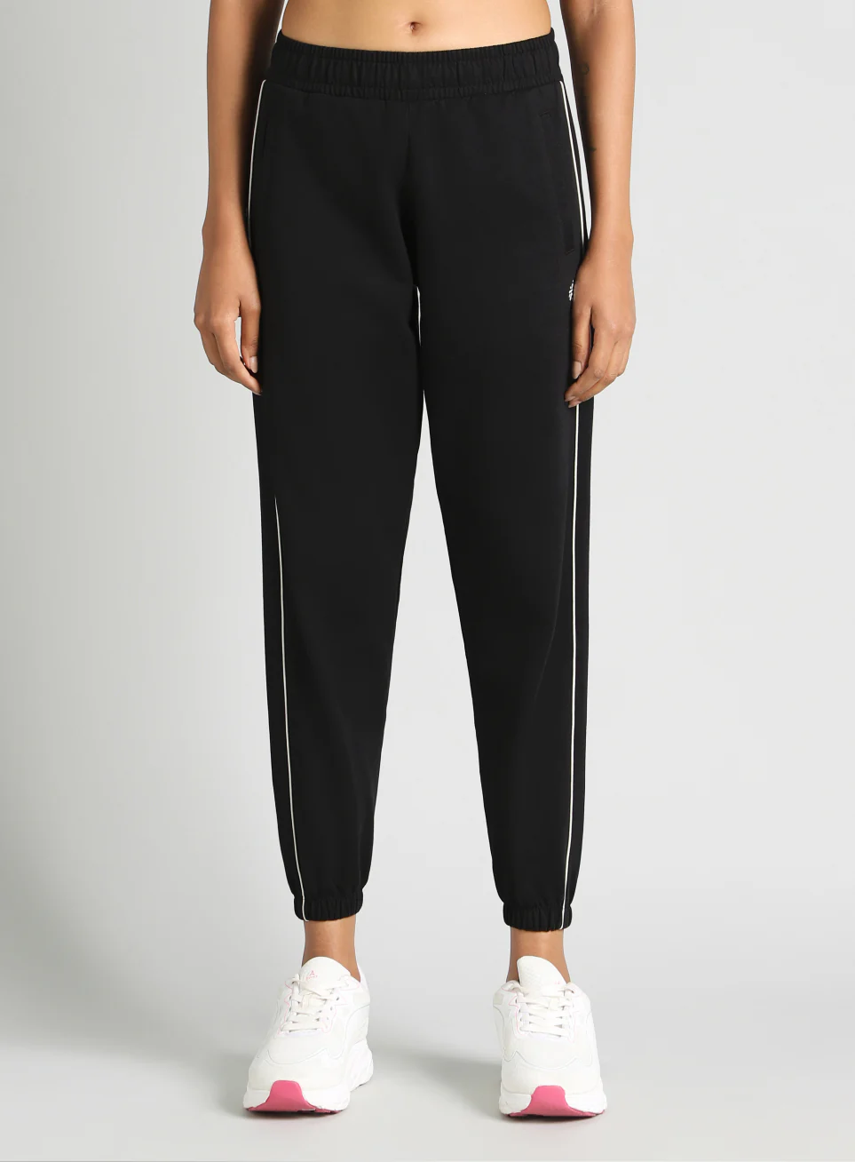 Women's Black Cult Play Panelled Joggers - Image 4