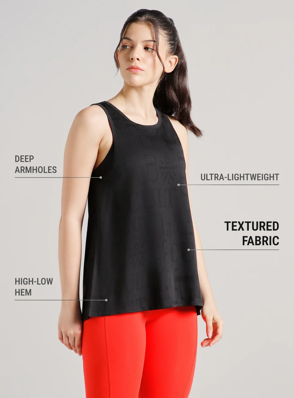 Women's Black CULT ZERO Striders Tank - Image 5