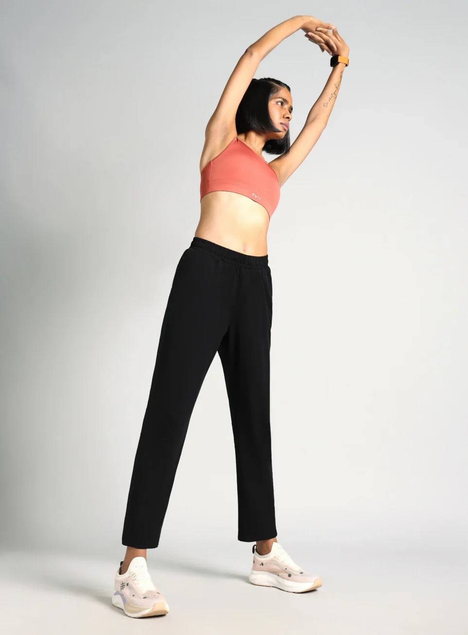 Women's Black Dark Series Running Trackpants - Image 2