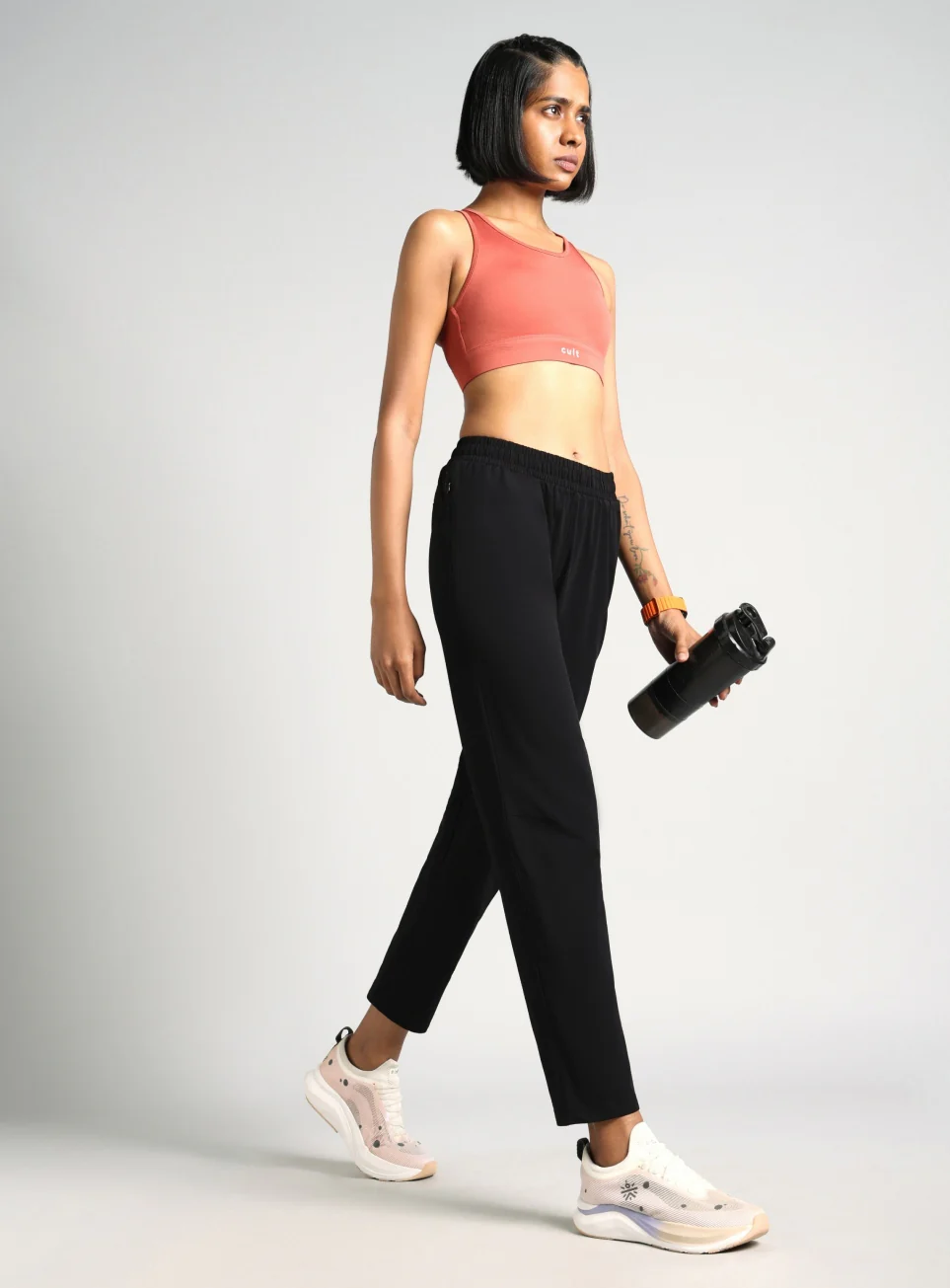 Women's Black Dark Series Running Trackpants - Image 3