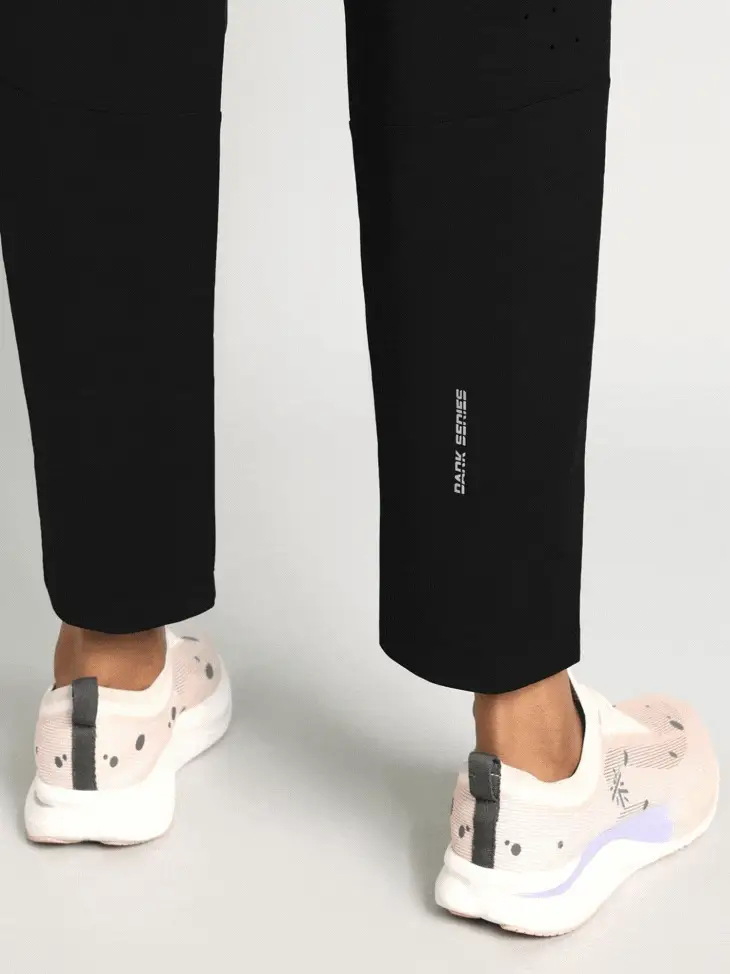 Women's Black Dark Series Running Trackpants - Image 7
