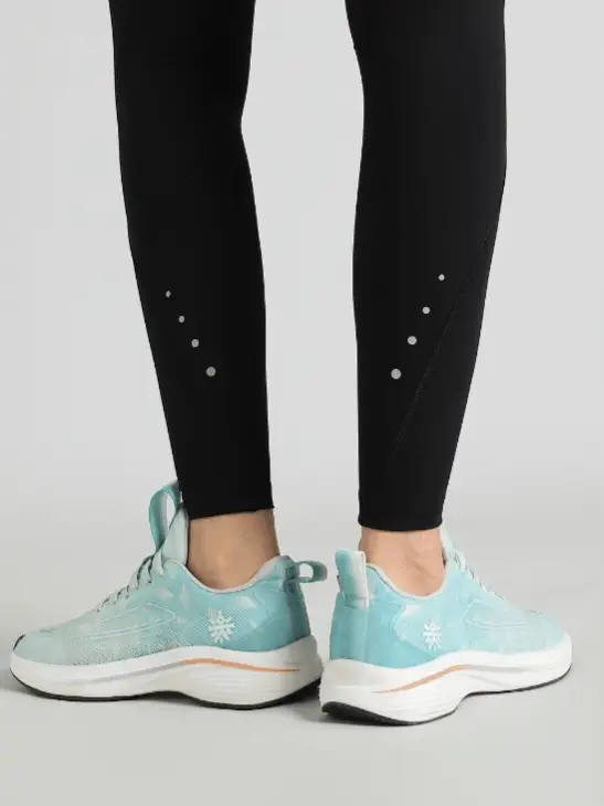 Women's Black Flow Form Yoga COMFlex Tights - Image 9