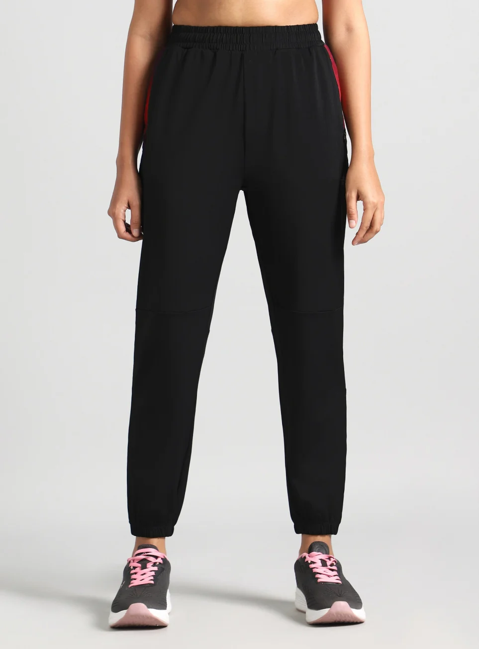 Women's Black Halo Night Run Joggers - Image 4