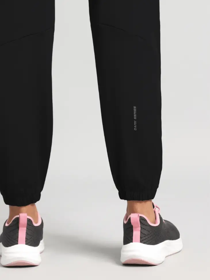 Women's Black Halo Night Run Joggers - Image 9