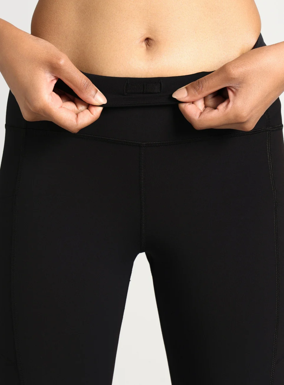 Women's Black Moonlight Running COMFlex Tights - Image 10