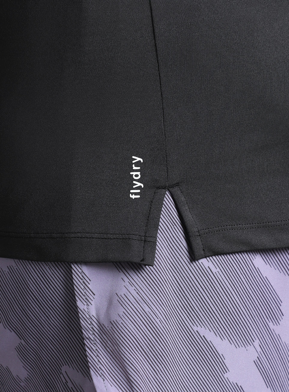 Women's Black Plus Size Back Vent Training Tee - Image 9