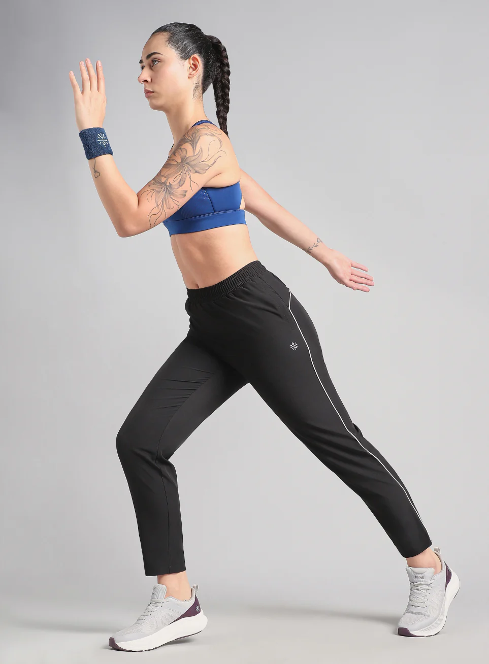 Women's Black Sprint Trackpant - Image 2
