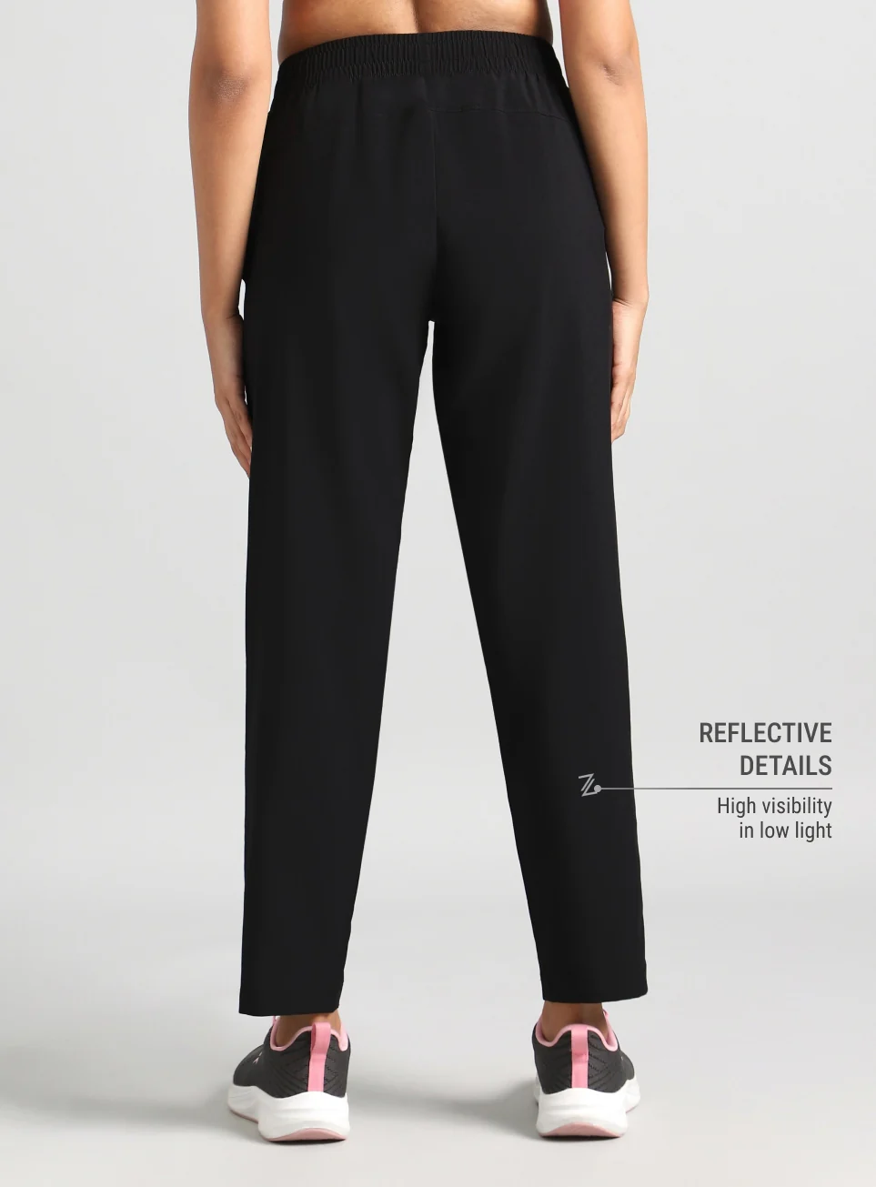 Women's Black The Run Project Trackpant - Image 6