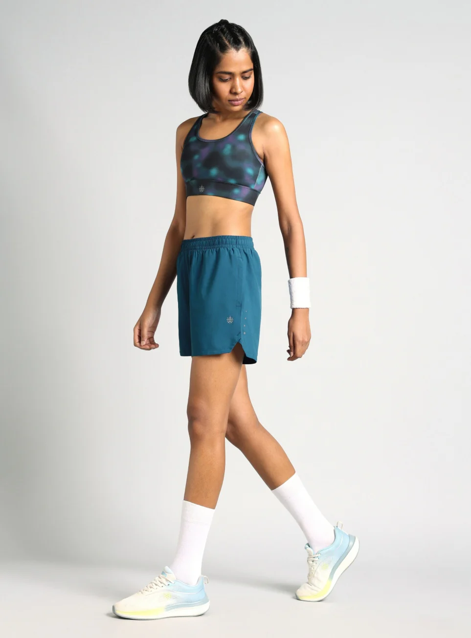 Women's Blue After Dark Running Shorts - Image 3