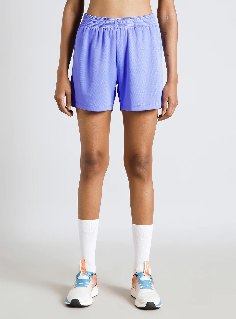 Women's Blue Move All Day Training Shorts - Image 4