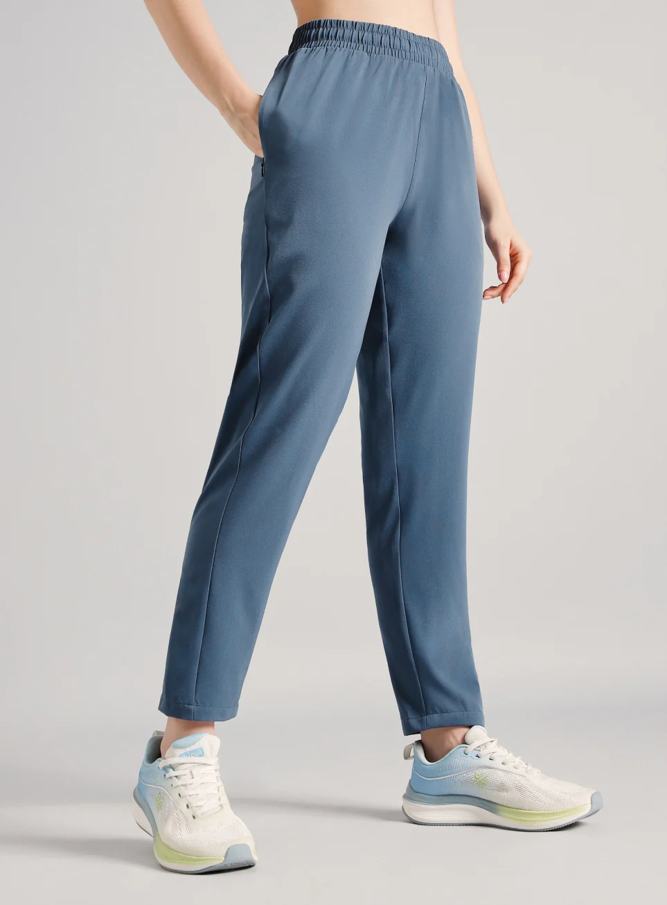 Women's Blue Pace Pro Running Trackpants