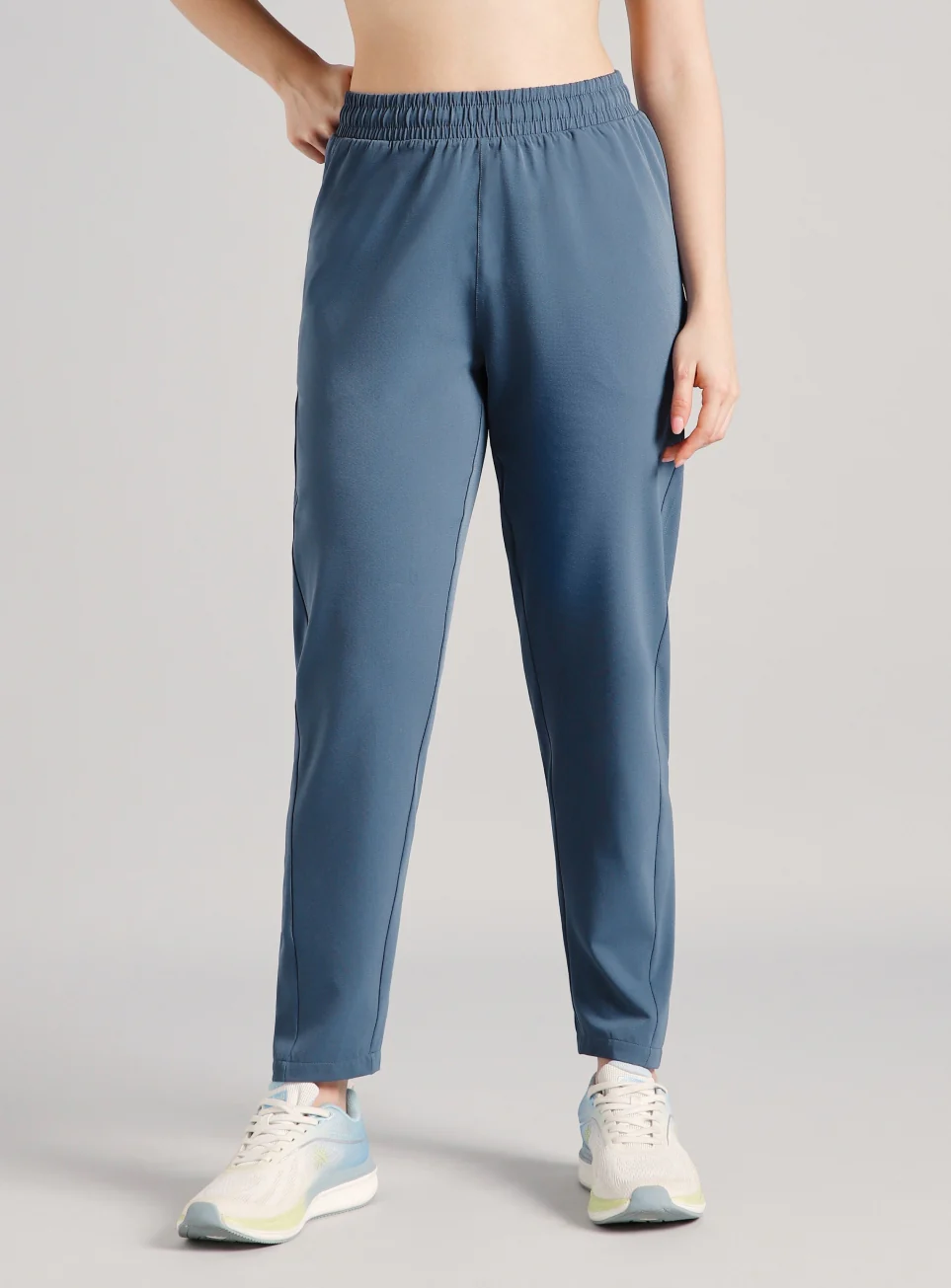 Women's Blue Pace Pro Running Trackpants - Image 4