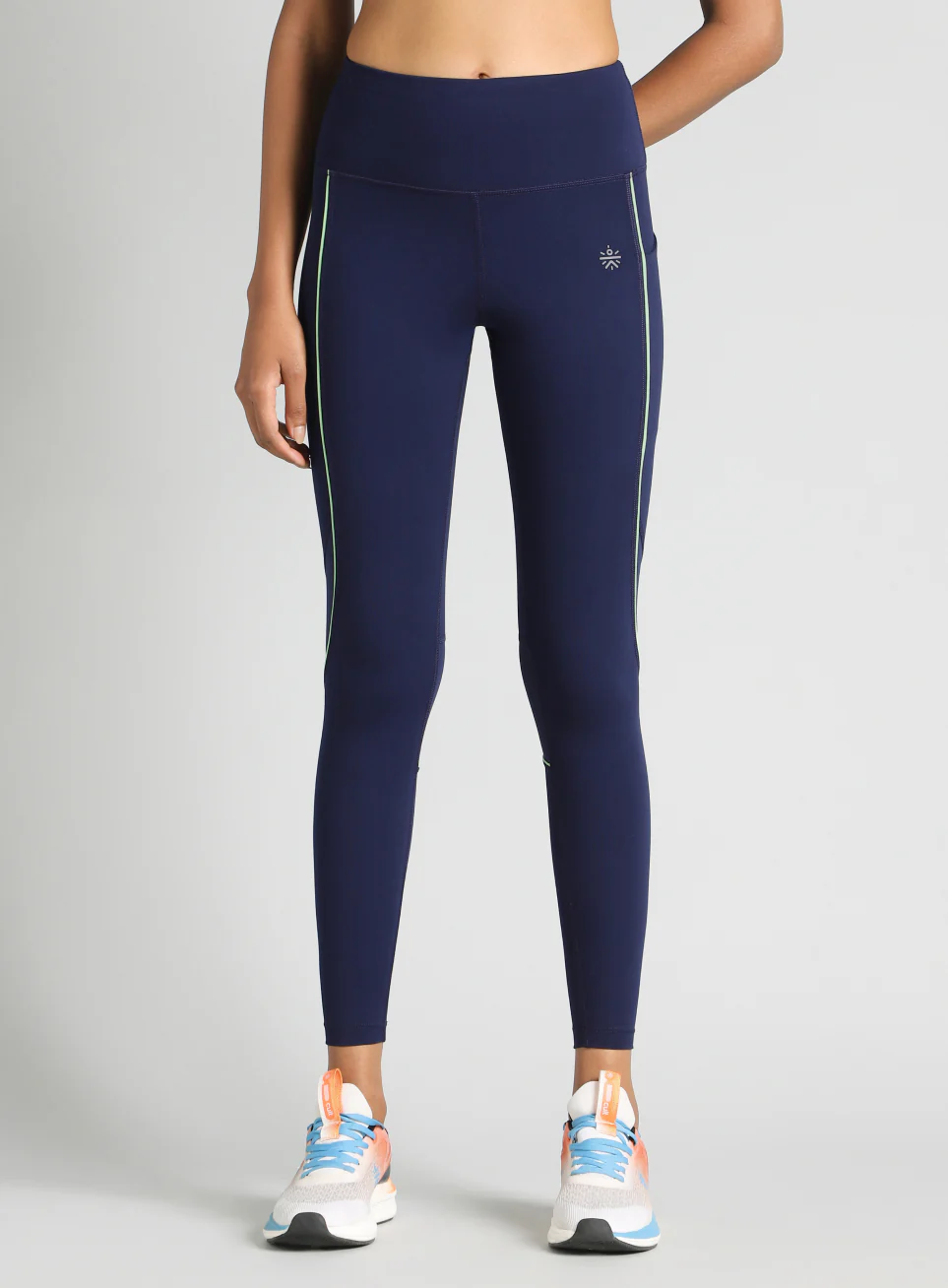 Women's Blue Run All Day COMFlex Tights - Image 4
