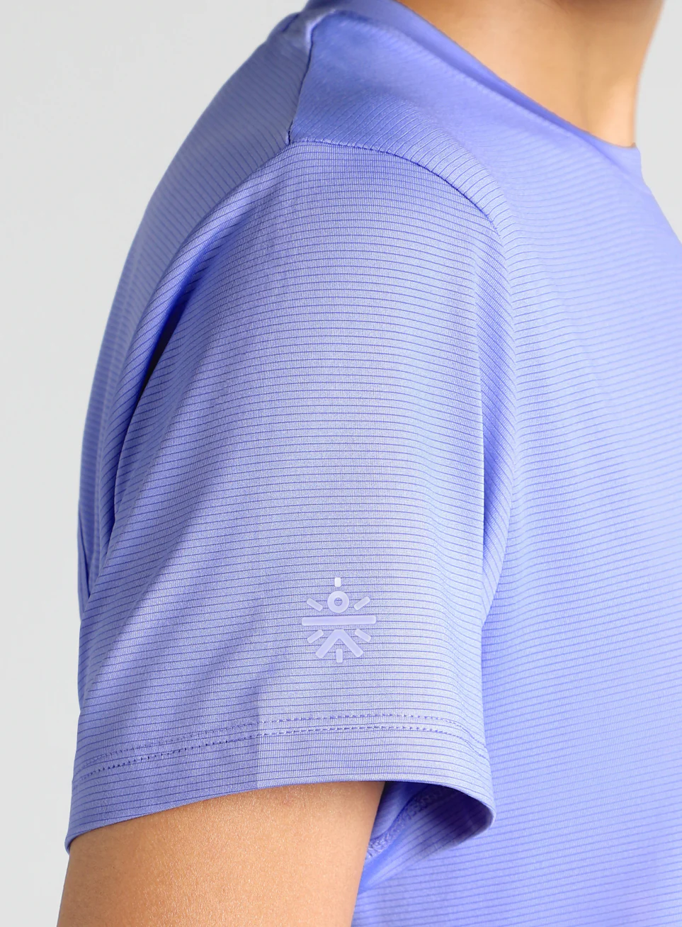 Women's Blue Swift Back Vent Training T-Shirt - Image 8
