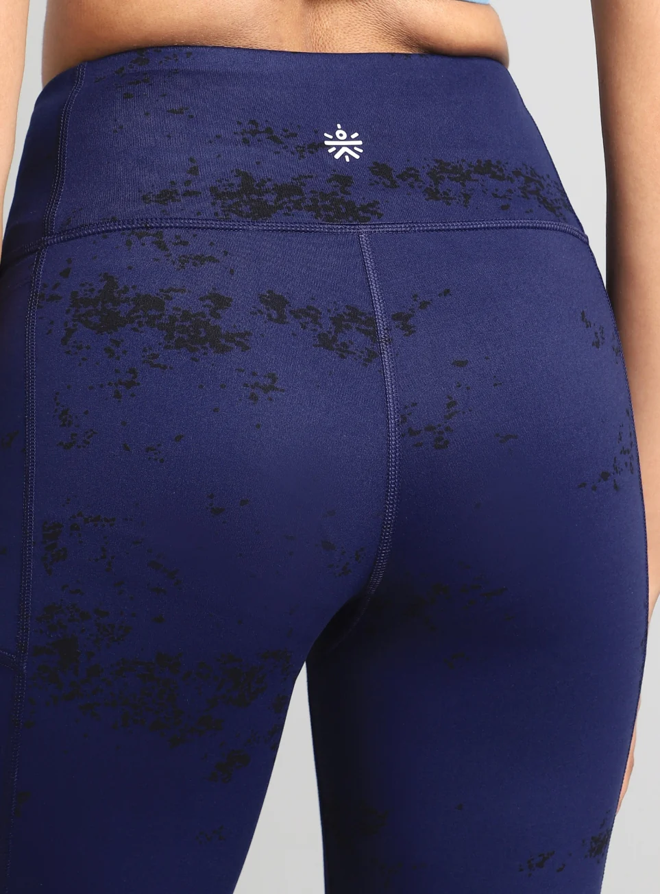 Women's Blue Training Printed COMFlex Flarepants - Image 8
