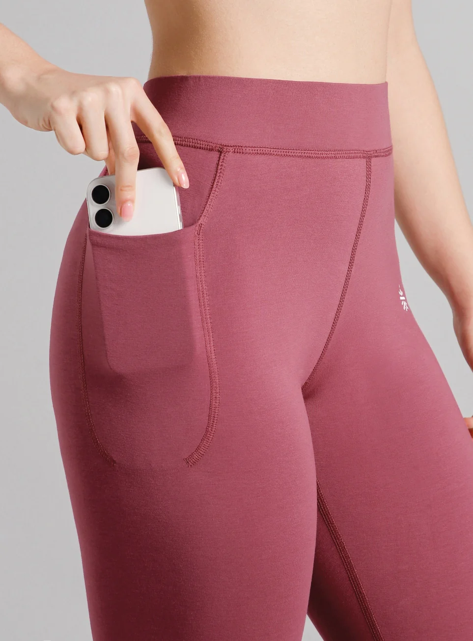 Women's Blush Embody Yoga Tights - Image 7