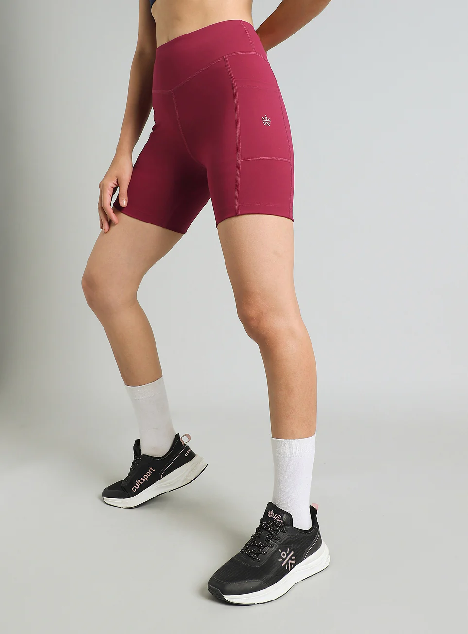 Women's Burgundy COMFlex Cycling Shorts