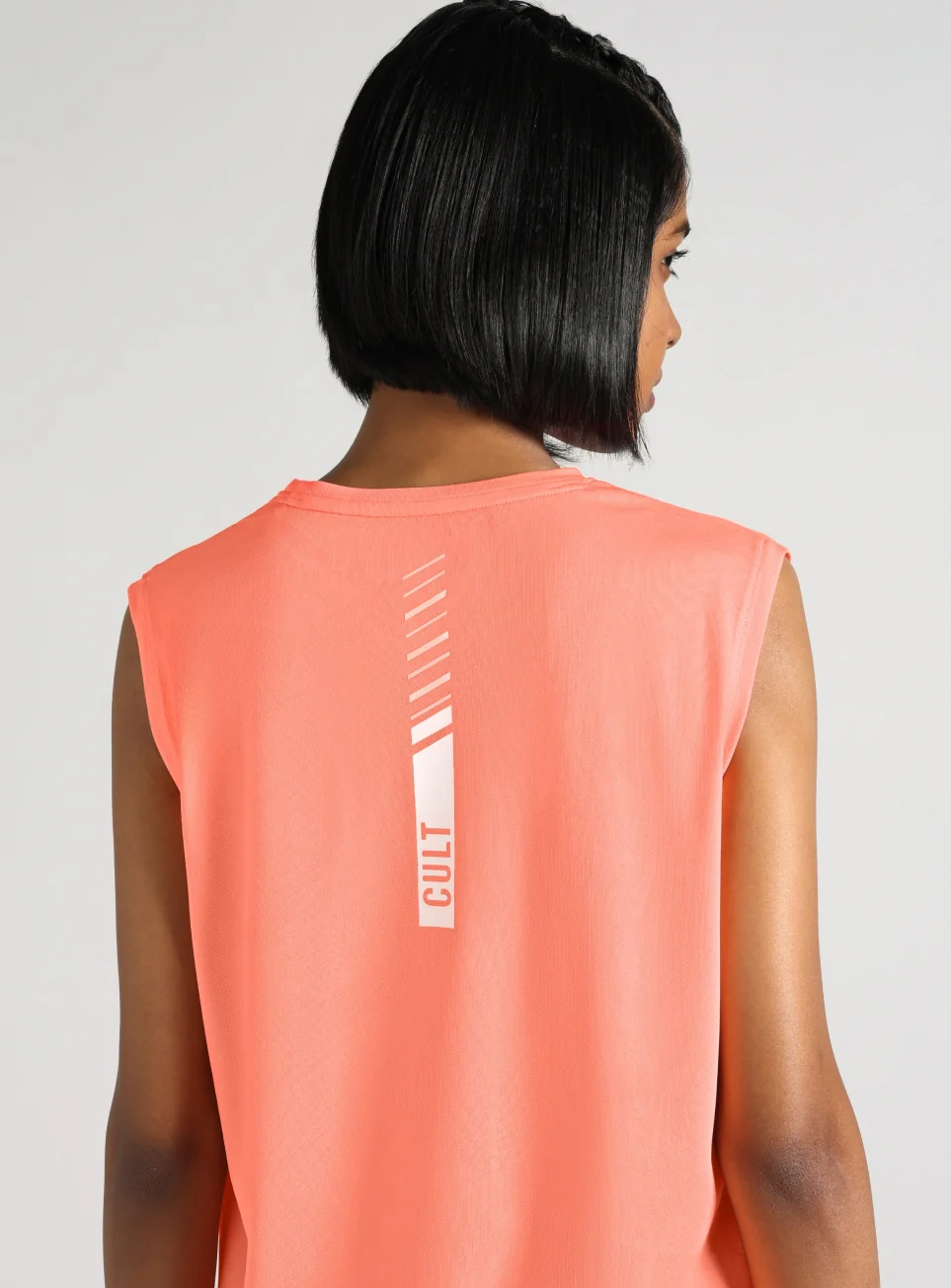 Women's Coral Boxy Fit Training Tank - Image 8