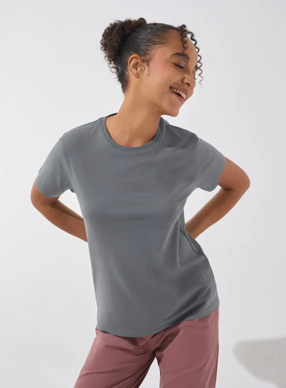 Women's Dark Grey Soft Form Classic T-shirt