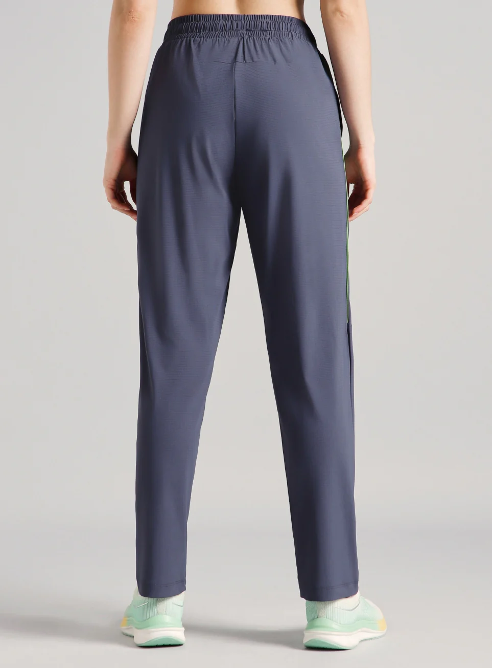Women's Grey Power Pop Training Trackpants - Image 6