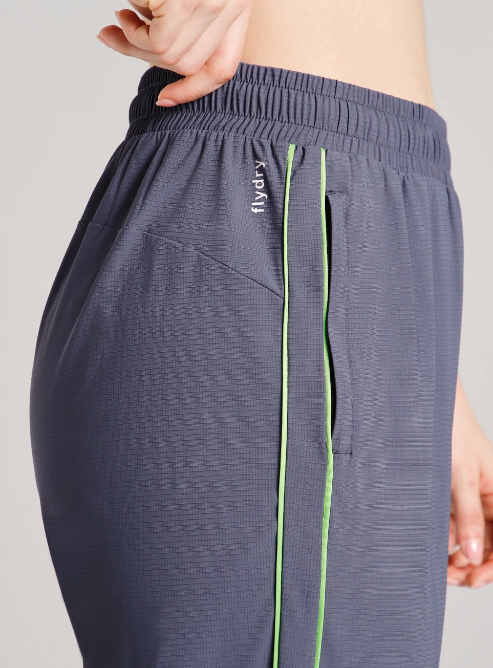Women's Grey Power Pop Training Trackpants - Image 8