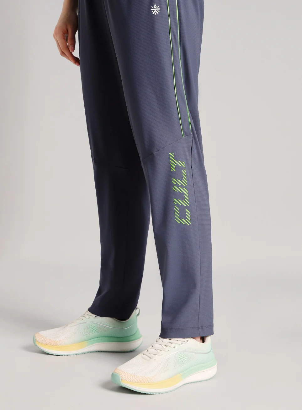 Women's Grey Power Pop Training Trackpants - Image 9
