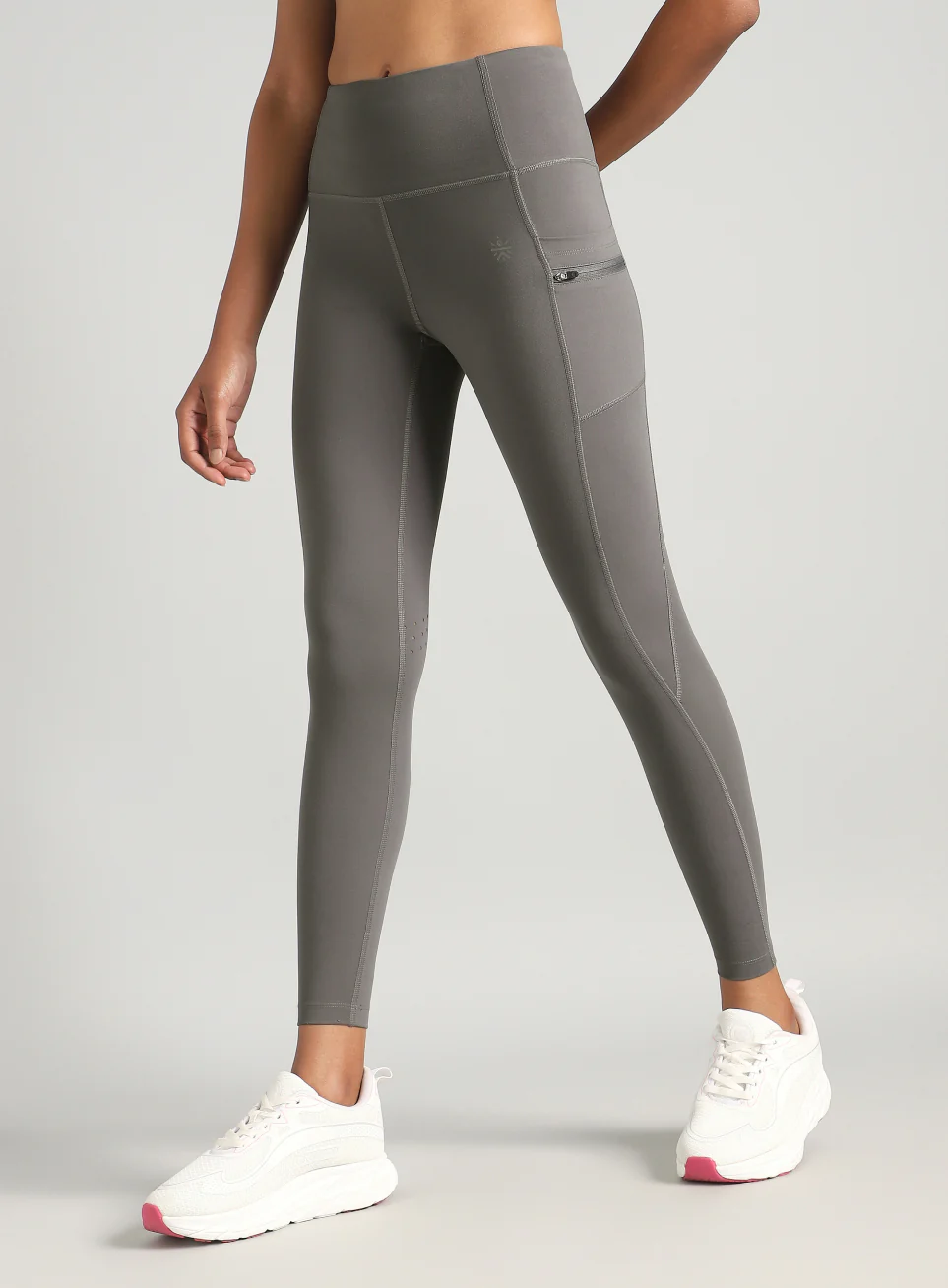 Women's Grey Run Beyond COMFlex Tights