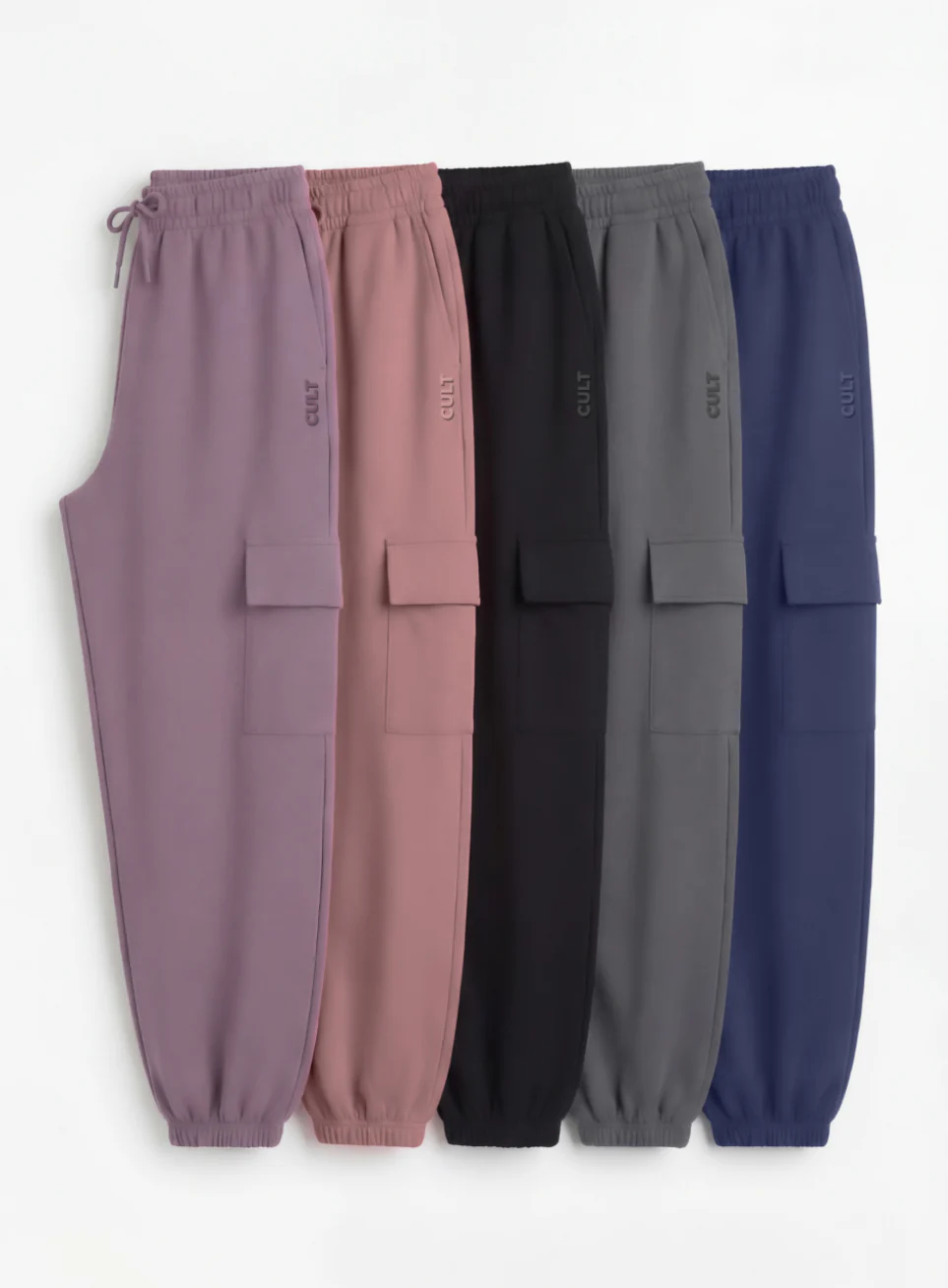 Women's Navy Soft Form Loose Fit Joggers - Image 9