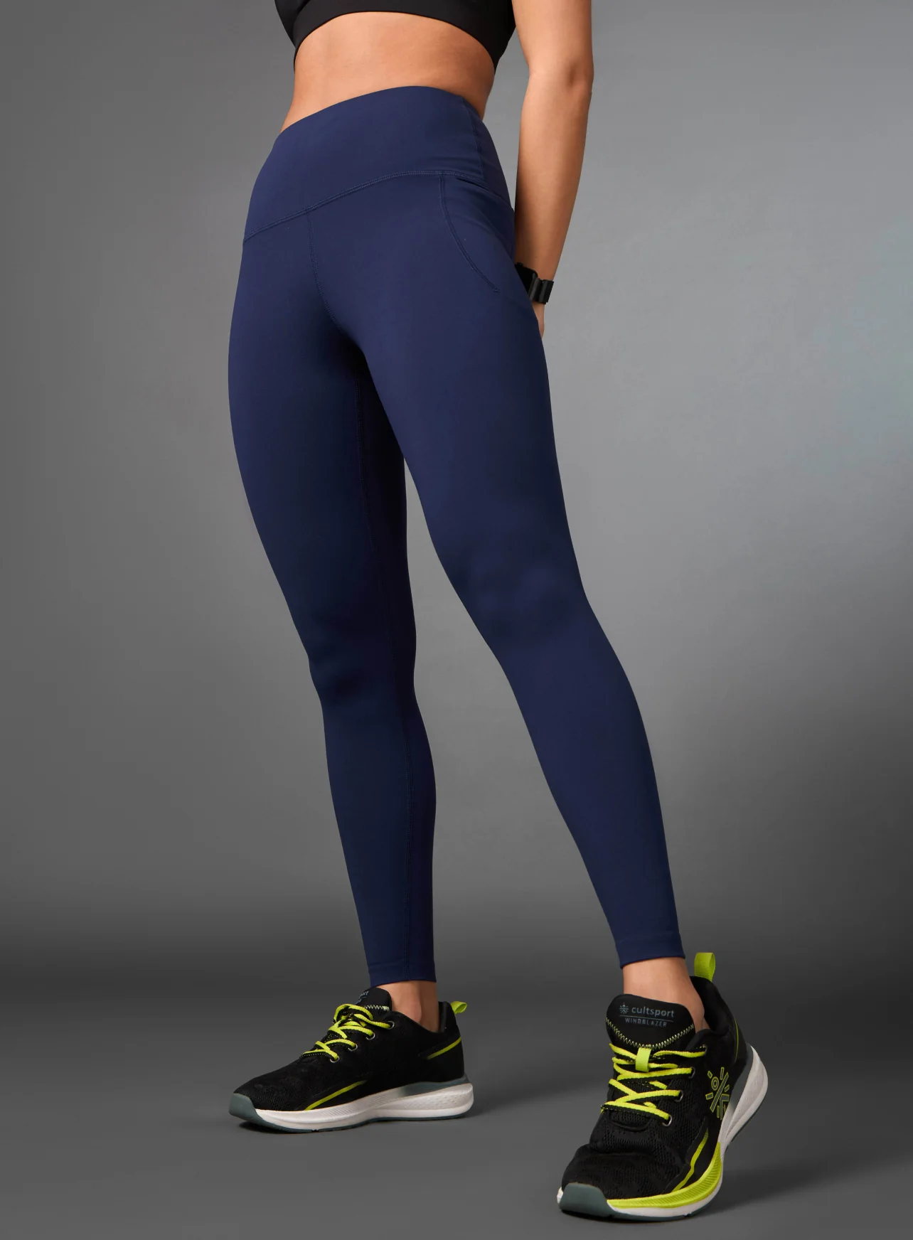 Women's Navy Train All Day COMFlex Tights