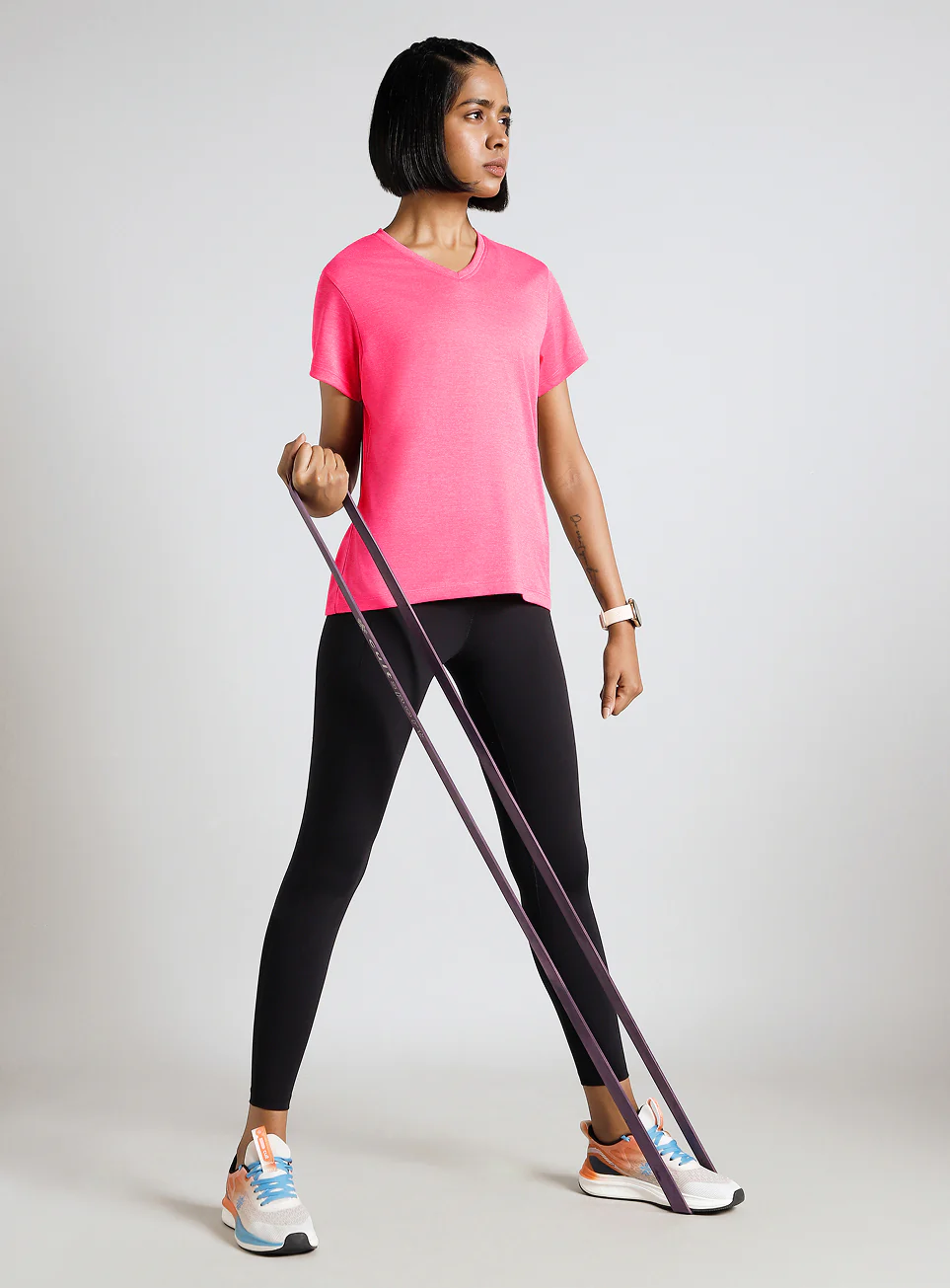 Women's Peach Cult Ulitmate Training COMFORtech™ V-Neck T-shirt - Image 3