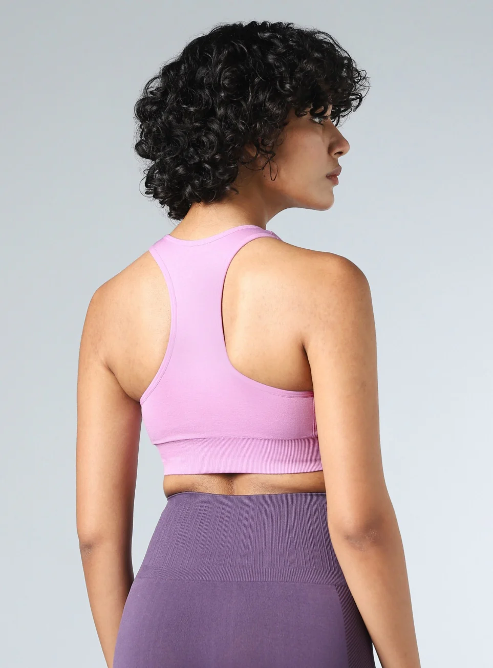 Women's Pink Motion Flow Medium Support Seamless Bra - Image 6