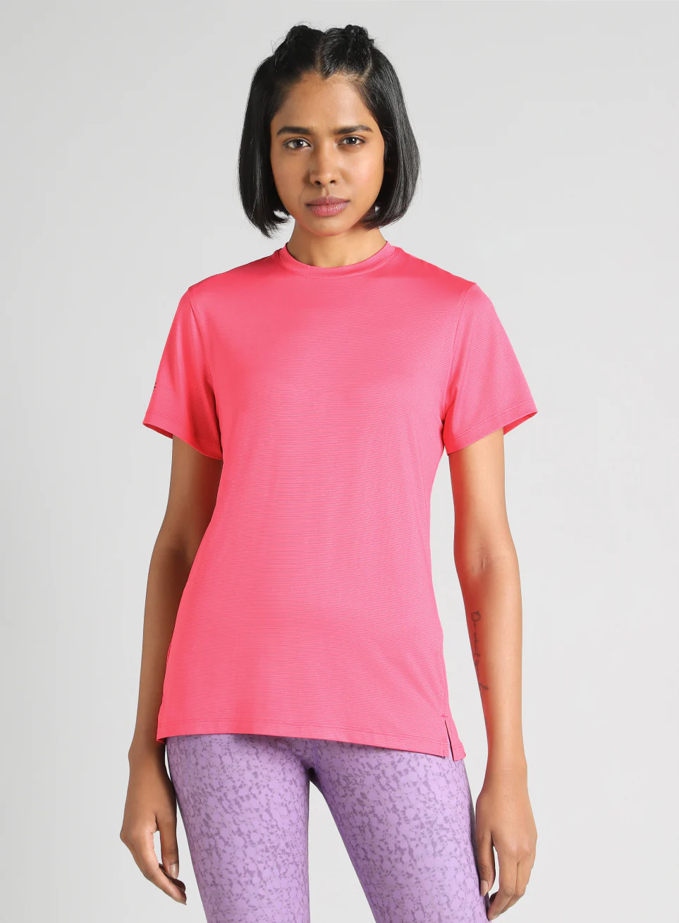 Women's Pink Swift Back Vent Training T-Shirt - Image 4