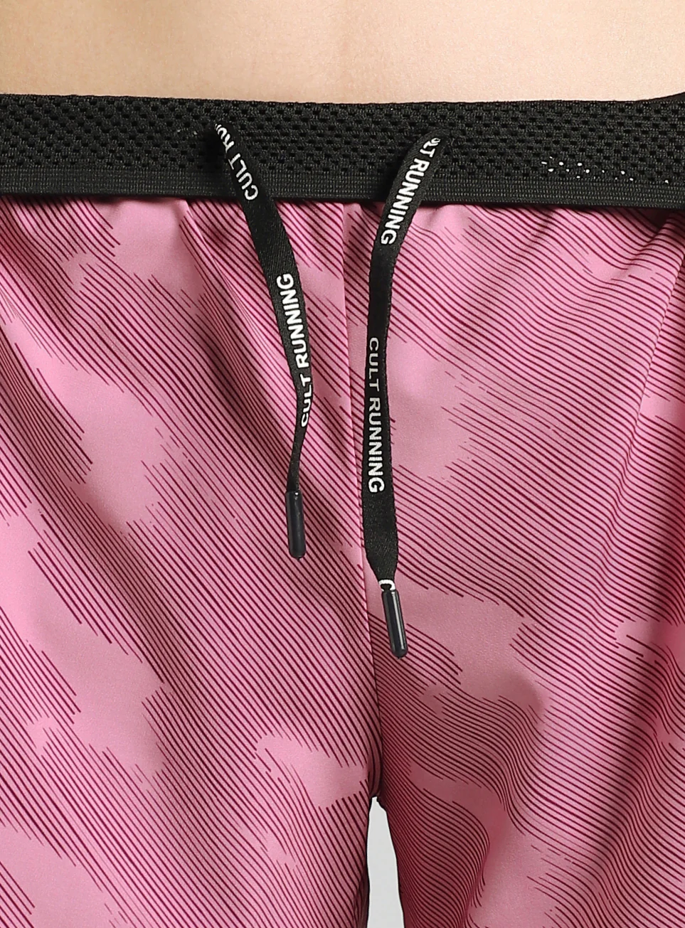Women's Pink Urban Camo Shorts with Inbuilt Tights - Image 11