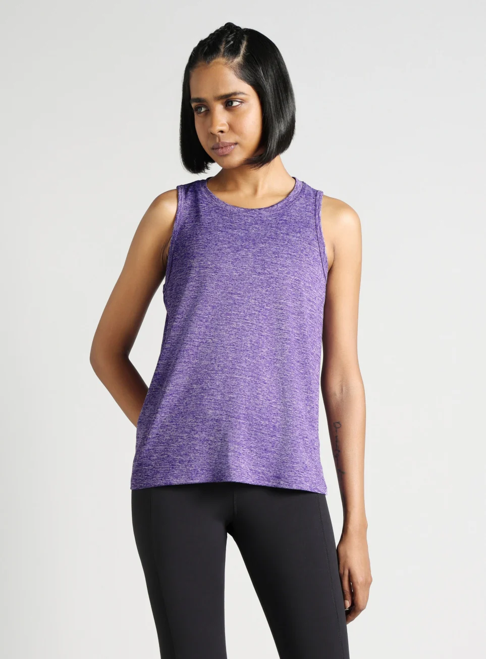Women's Purple Muscle Up Comfortech Tank - Image 4