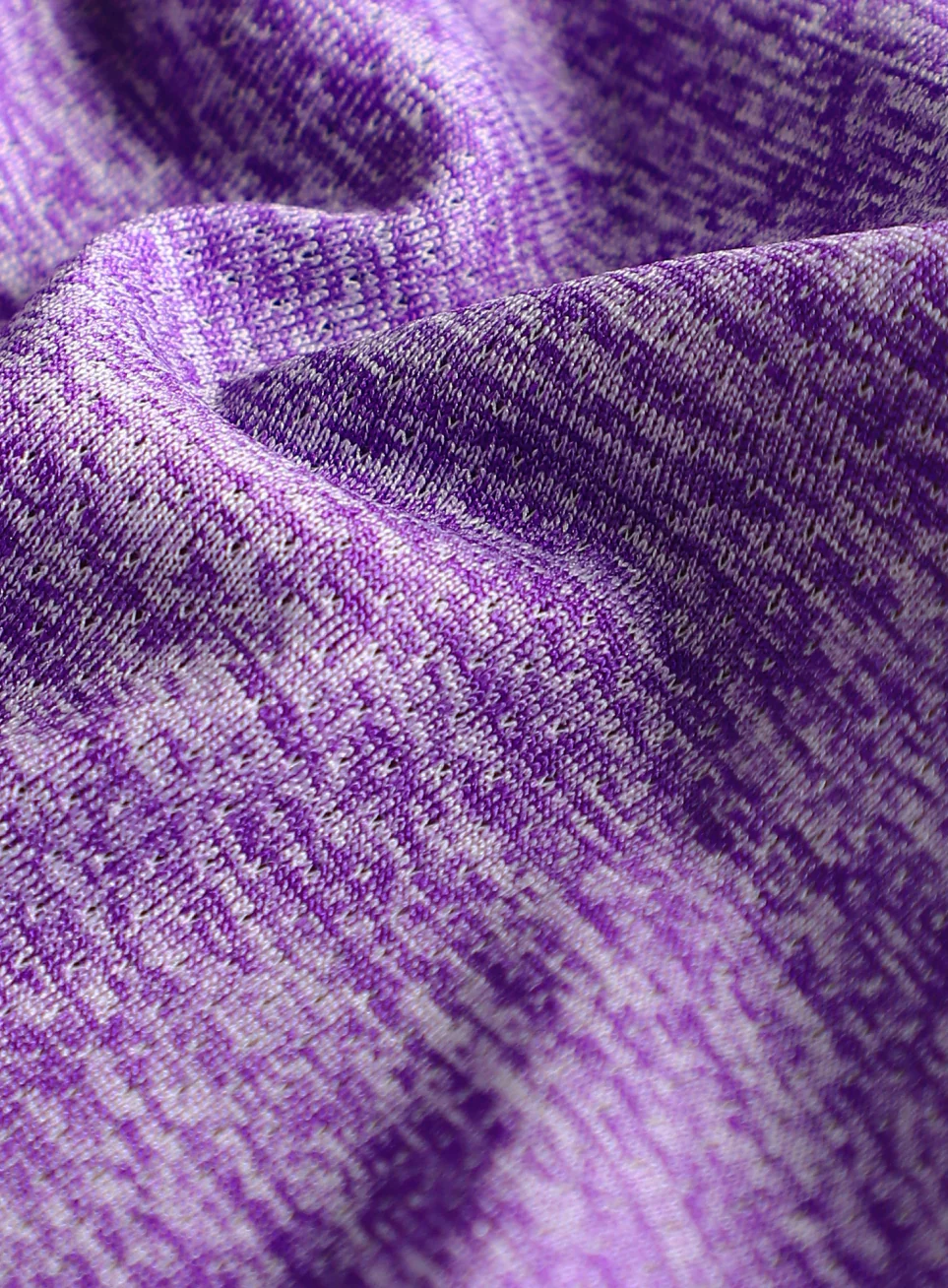 Women's Purple Textured Active T-Shirt - Image 8