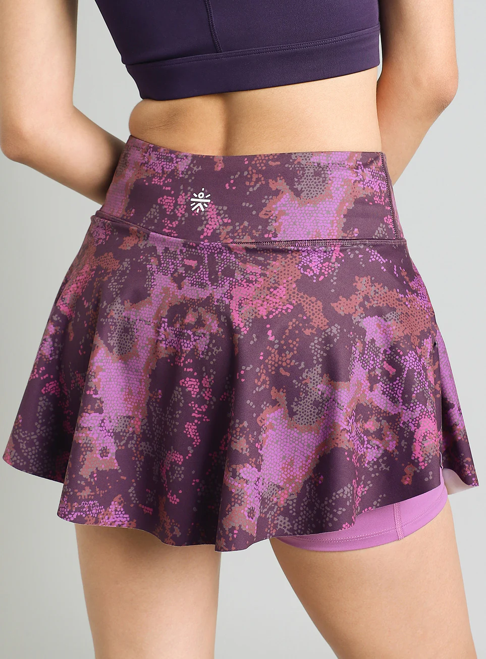 Women's Purple Training Essential Comflex Skort - Image 8