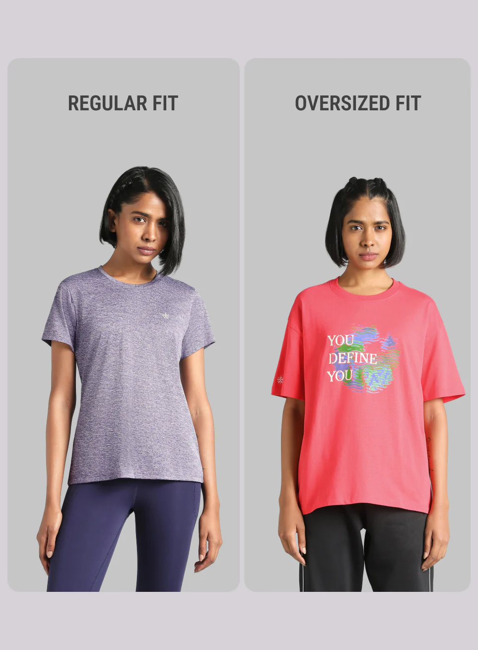 Women's Red Graphic Oversized Fit T-Shirt - Image 9