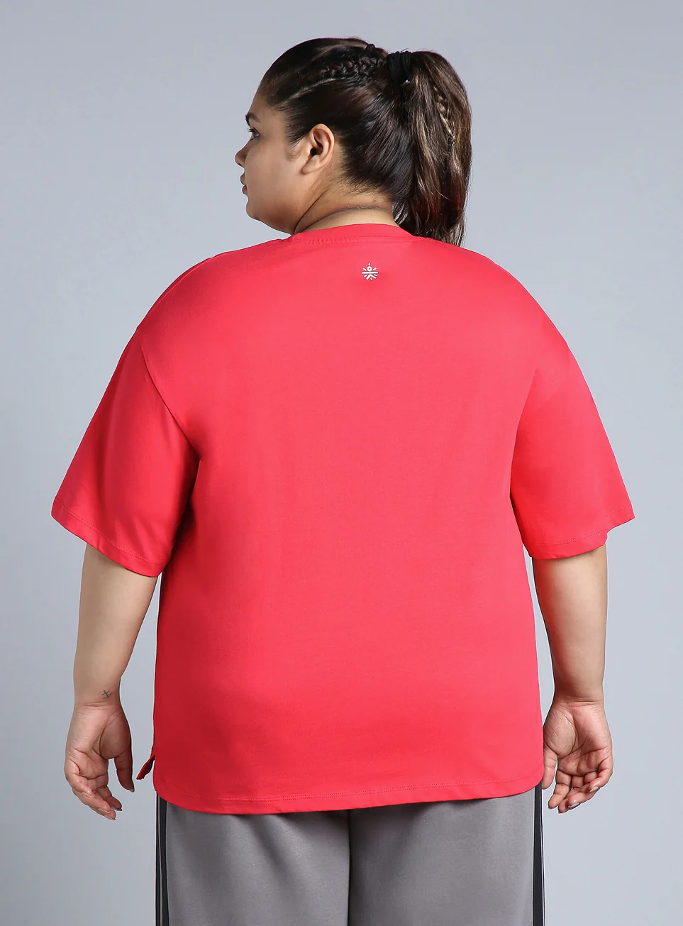 Women's Red You Got This Oversized Fit Plus Size T-shirt - Image 6