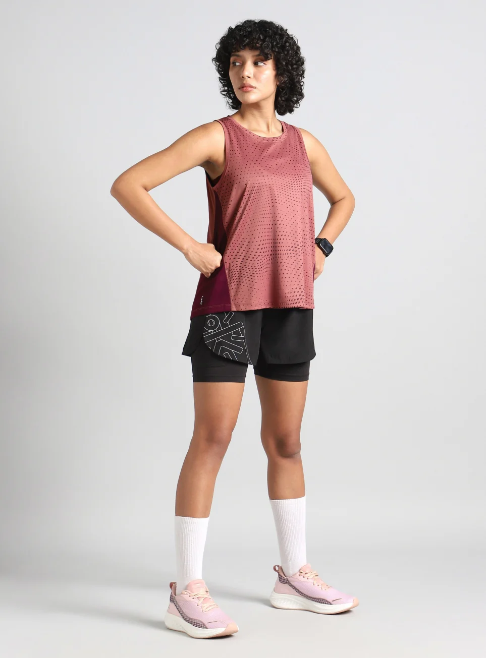 Women's Rust Dynamic Move Training Tank - Image 2