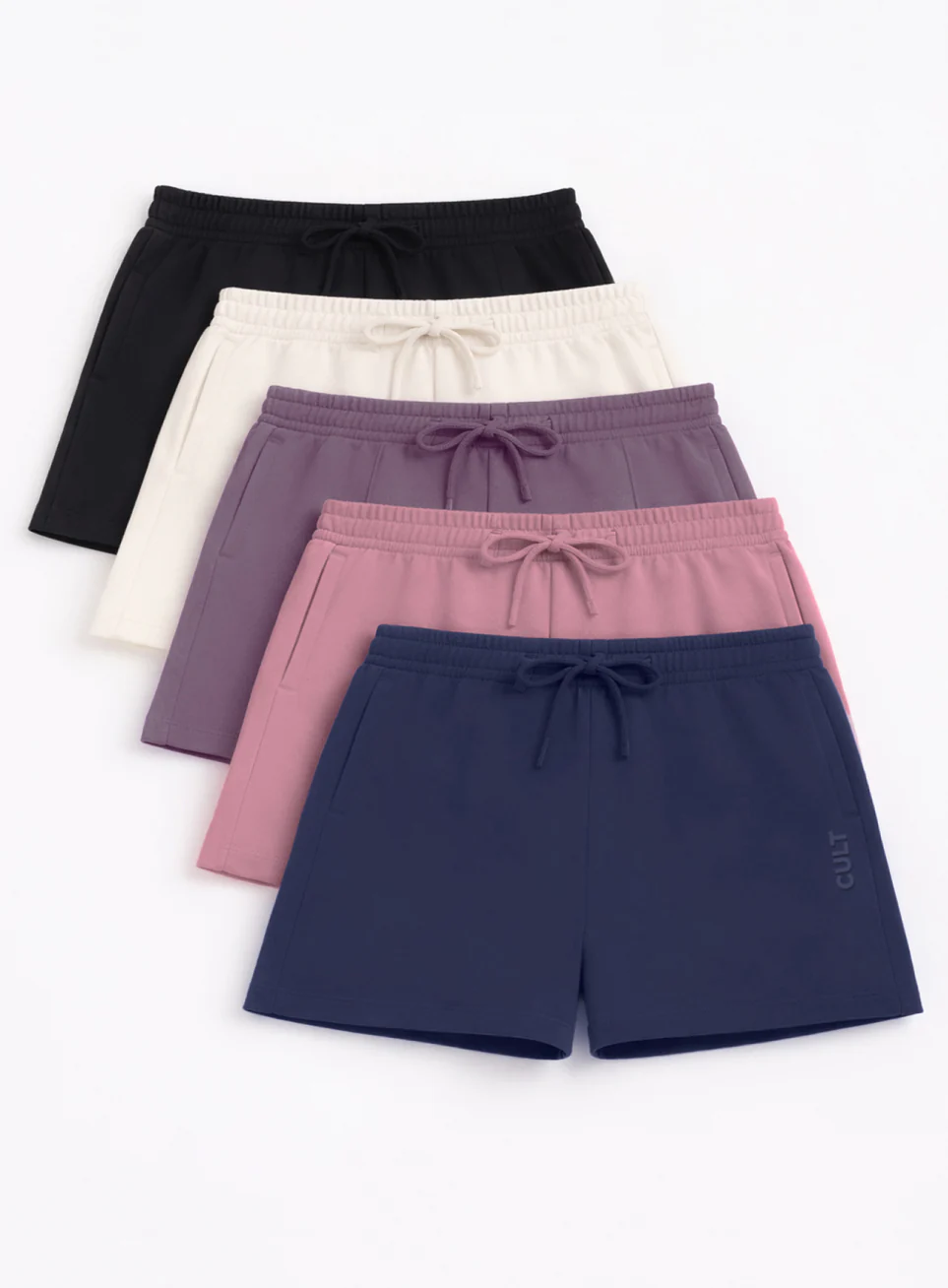 Women's White Ultra Luxe Classic Shorts - Image 9