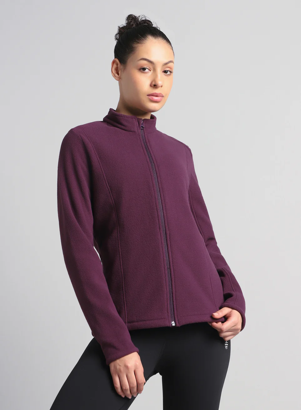 Women's Wine Performance Pro Training Fleece Jacket